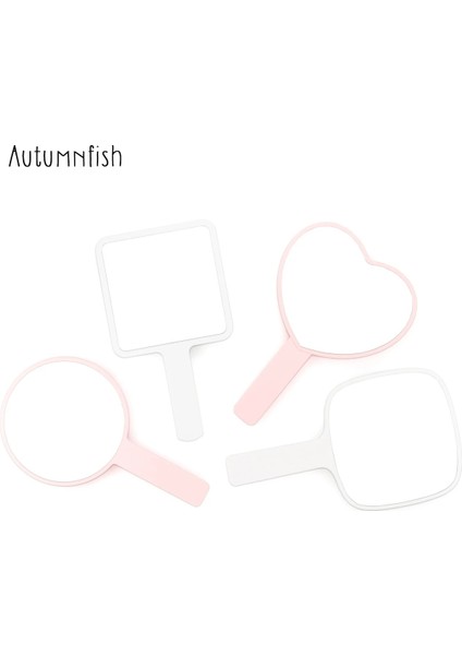 Kare-Pembe Sonbahar Balığı Makyaj Aynası El Makyaj Aynası Hd Sevimli Kozmetik Ayna Rahat Taşınabilir Basit Tasarım (Yurt Dışından) fiyatları