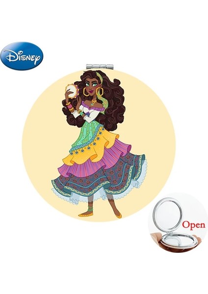 FQY298 Disney Peri Masalları Romantik Siluet Tasarım Araçları Aksesuarları Mini Taşınabilir Ayna Yeni Kadın Moda Espelho FQY283 (Yurt Dışından) fiyatları