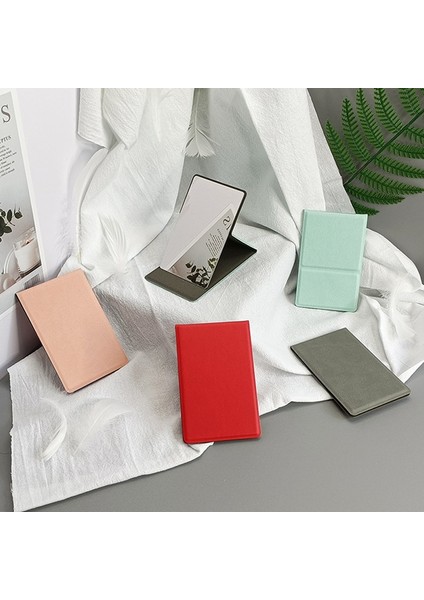 Resim Olarak Taşınabilir Katlanır Paslanmaz Çelik Makyaj Aynası Masaüstü Pu Küçük Ayna Makyaj Güzellik Araçları Seyahat Çanta Aynalar (Yurt Dışından) modelleri