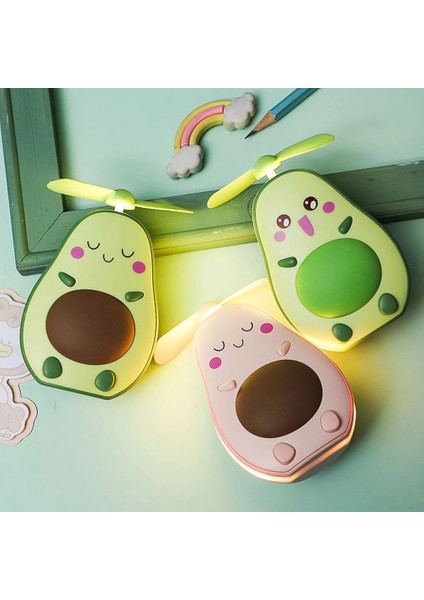 Yeşil 3in1 Sevimli Piggy Mini Meyve Kozmetik Ayna Kompakt Taşınabilir Cep Makyaj Aynaları Soğutma Fanı Işık El USB Şarj Edilebilir (Yurt Dışından) fiyatları