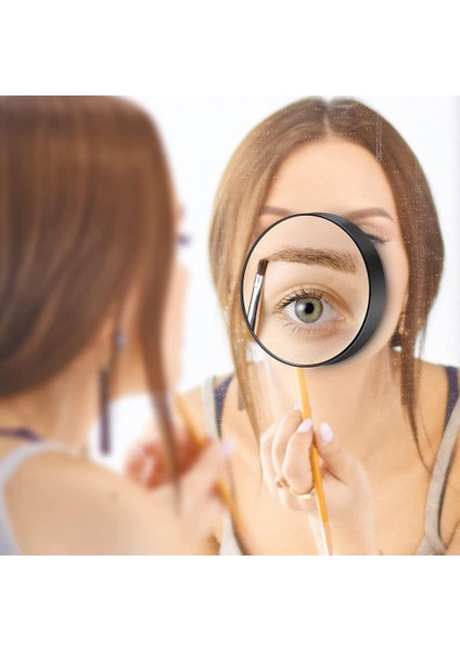 Beyaz 20X Büyüteçli Makyaj Aynası Banyo Makyaj Aynası Yuvarlak Küçük Makyaj Tıraş Aynası Seti 20/10X Büyüteç Ayna ile Banyo Için (Yurt Dışından)