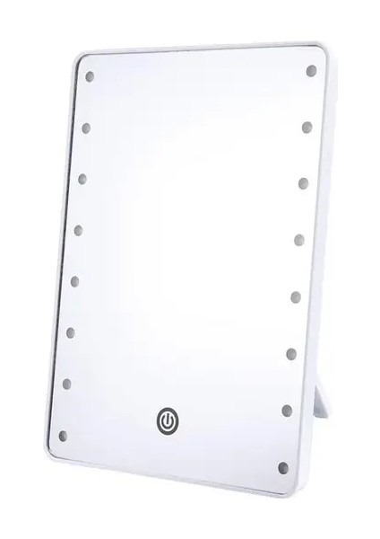 Beyaz 16 LED Makyaj Aynası LED Dokunmatik Ayarlanabilir Işık ile Kozmetik Ayna Aydınlatmalı Makyaj Masası Aynası De Maquillaje De Mesa (Yurt Dışından)