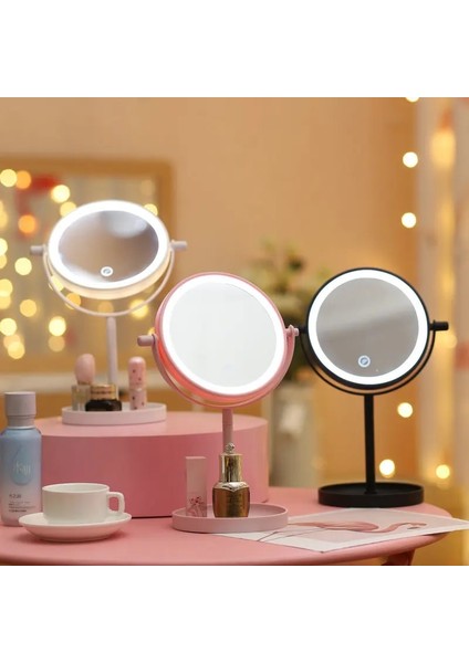 Siyah Mini LED Makyaj Aynası Taşınabilir Katlama Sökün ve Masaüstü El Düzenlenen Seyahat Aynası Dokunmatik Karartma Birleştirin (Yurt Dışından) fiyatları