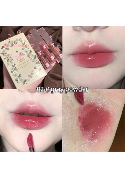 04 Gül 1 Adet Kadın Makyaj Su Geçirmez Çok Fonksiyonlu Dudak Parlatıcısı Dudak Sır Kadife Mat Hava Ruj Parlak Cam Dudak Maquillaje (Yurt Dışından)