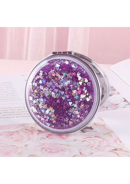 Gümüş Kare Makyaj Aynası Şık El Aynası Cep Aynası Kare ve Yuvarlak Şekil Cep Aynası Güzel Görünüm Makyaj Aynası Kız Mevcut (Yurt Dışından) modelleri