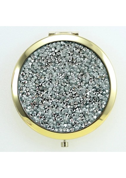 17 Mini Cep Aynası Güzellik Kozmetik Ayna Taklidi Katlanabilir Kompakt Ayna Taşınabilir Çift Taraflı Katlanır Kozmetik Ayna (Yurt Dışından)