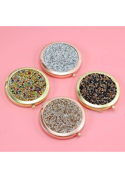 17 Mini Cep Aynası Güzellik Kozmetik Ayna Taklidi Katlanabilir Kompakt Ayna Taşınabilir Çift Taraflı Katlanır Kozmetik Ayna (Yurt Dışından) modelleri