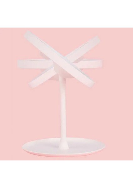 Beyaz LED Makyaj Aynası Dokunmatik Ekran Kısılabilir Işıklı Makyaj Aynası Organizatör Plakalı USB Şarj Edilebilir LED Makyaj Aynası (Yurt Dışından) fırsatları