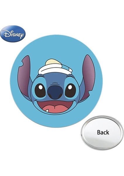 DSN302 Disney Animasyon Lilo ve Stitch Mini Cep Aynası Kompakt Taşınabilir Makyaj Araçları Seyahat Çanta Bir Yan Aynalar Çocuklar Hediye (Yurt Dışından)