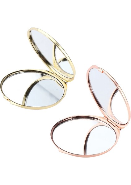 Rose Golden Kompakt Makyaj Aynası Kozmetik Çanta ve Seyahat Çantası Için Büyüteç Makyaj Aynası (Yurt Dışından) fırsatları