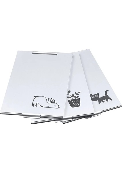 No.10 Sevimli Alüminyum Katlanır Makyaj Aynası Basit Yüksek Kaliteli Taşınabilir Makyaj Aynası Tek Taraflı Yaratıcı Kadın Alüminyum Makyaj Aynası (Yurt Dışından) fiyatları