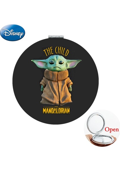BY11 Disney Star Wars Anime Bebek Yoda Mini Cep Aynası Sevimli Uzaylı Hayvanlar Fotoğraf Kompakt Aynalar Kadın Erkek Makyaj BY01 (Yurt Dışından) indirimleri
