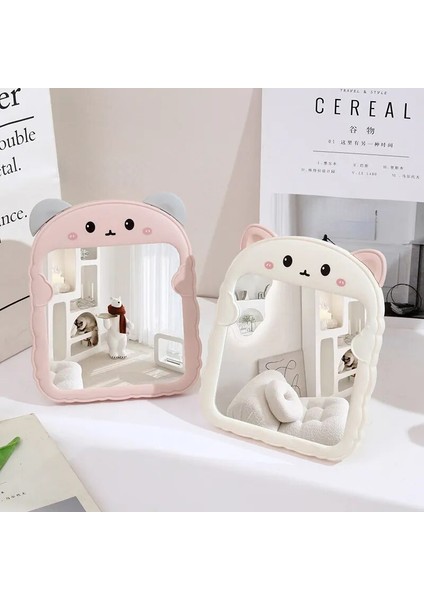 Style6 2023 Yeni Masaüstü Makyaj Aynası Düz Ayna Braketi ile Karikatür Prenses Ayna Kız Yurdu Boy Aynaları (Yurt Dışından) fiyatları