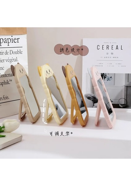 Style6 2023 Yeni Masaüstü Makyaj Aynası Düz Ayna Braketi ile Karikatür Prenses Ayna Kız Yurdu Boy Aynaları (Yurt Dışından) fırsatları