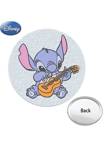 DSN297 Disney Animasyon Lilo ve Stitch Mini Cep Aynası Kompakt Taşınabilir Makyaj Araçları Seyahat Çanta Tek Taraflı Aynalar Çocuklar Hediye (Yurt Dışından)