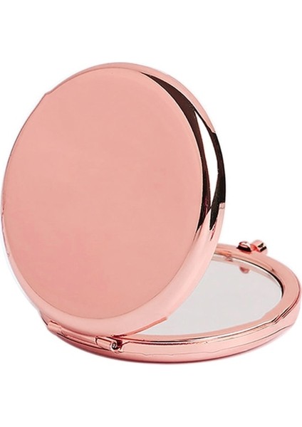 Altın Klasik Cep Aynası Büyütme Kompakt Seyahat Makyaj Aynası Gümüş/altın Taşınabilir, Katlanır, El Aynası (Yurt Dışından) indirimleri