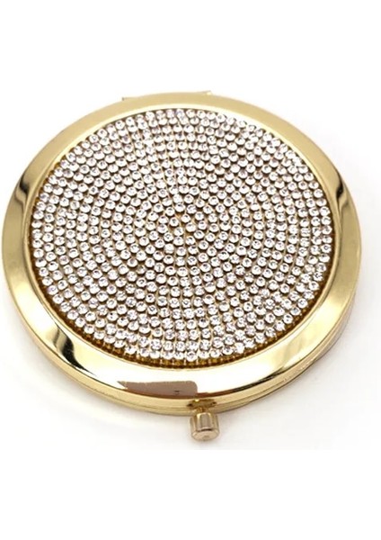 17 Kompakt Ayna Seyahat Zarif Makyaj Araçları Gül Altın Yuvarlak Taşınabilir Katlanır Makyaj Aynası Cebine Koymak Çift Taraflı Ayna (Yurt Dışından) modelleri