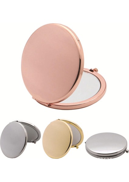 B-Pembe Taşınabilir Makyaj Aynası El Mini Kalp Çift Taraflı Katlanır Makyaj Masası Aynası Arı Kompakt Kozmetik El Aynaları Cep Seyahat (Yurt Dışından) indirimleri