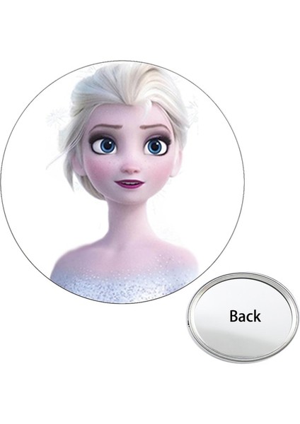 BX17 Disney Dondurulmuş Karikatür Film Yuvarlak Taşınabilir Makyaj Aynaları Yeni Kadın Moda Dekorasyon Araçları Ayna 2022 Yaz BX01 (Yurt Dışından)