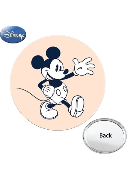 MIK223 Disney Aynalar Karikatür Mickey Mouse Fotoğraf Baskılı Düz Mini Cep Aynası Kompakt Taşınabilir Makyaj Çantası Aynalar MIK198 (Yurt Dışından)