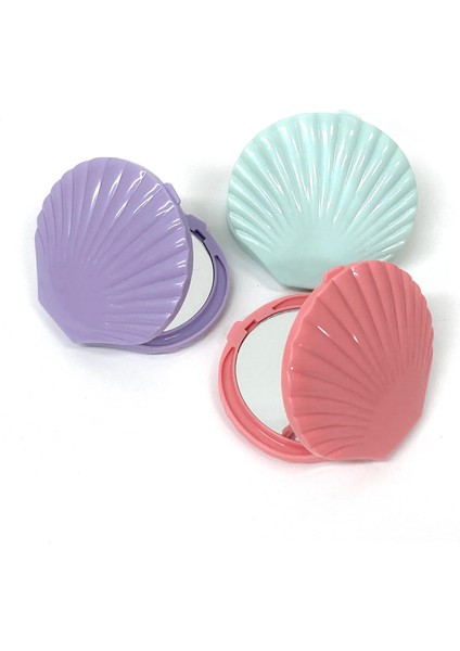 G Sıcak Satış Kabuk Şekilli Çift Taraflı El Aynası, Cep Için Sevimli Kabuk Şekli Makyaj Aynası (Yurt Dışından) modelleri