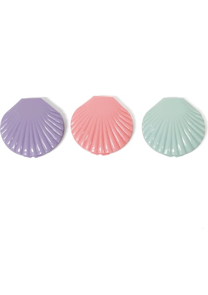 G Sıcak Satış Kabuk Şekilli Çift Taraflı El Aynası, Cep Için Sevimli Kabuk Şekli Makyaj Aynası (Yurt Dışından) indirimleri