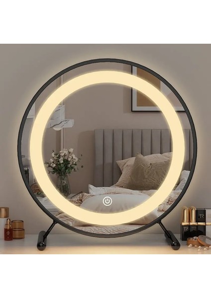 40 cm Işık Yok 3 Renk Lightling Kozmetik Dekoratif Ayna Iskandinav Makyaj Işık Akıllı Ev Aynası Makyaj Masası Espejo Pared Ev Dekorasyon (Yurt Dışından)