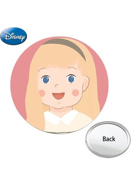 FQY539 Disney Alice Harikalar Diyarında Film Illüstrasyon Cep Aynaları Yeni Kadın Moda Sağlık Araçları Karikatür Peri Espejo FQY485 (Yurt Dışından)