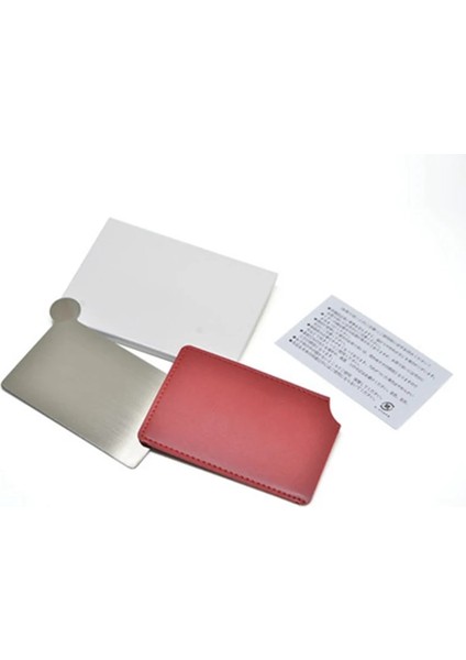 Pembe 1 Pc Taşınabilir Mini Kırılmaz Makyaj Aynası Paramparça Geçirmez Cep Kozmetik Ayna Pu Deri Paslanmaz Çelik Kart Özel Logo (Yurt Dışından) indirimleri