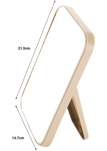 Mavi Kullanışlı Masaüstü Makyaj Aynası Günlük Basit Taşınabilir Prenses Ayna Kullanarak Katlanabilir Makyaj Aracı Kare Ayna Ev Için (Yurt Dışından) indirimleri