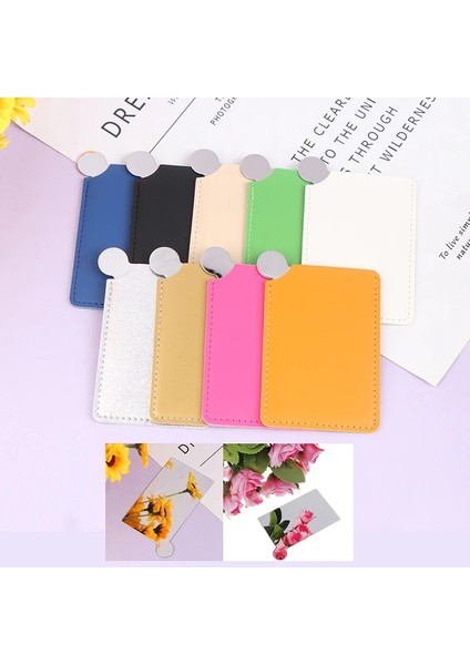 Yeşil Taşınabilir Mini Paslanmaz Çelik Kırılmaz Makyaj Cep Aynası Kozmetik Ayna Sevimli Makyaj El Cep Aynası (Yurt Dışından) fiyatları