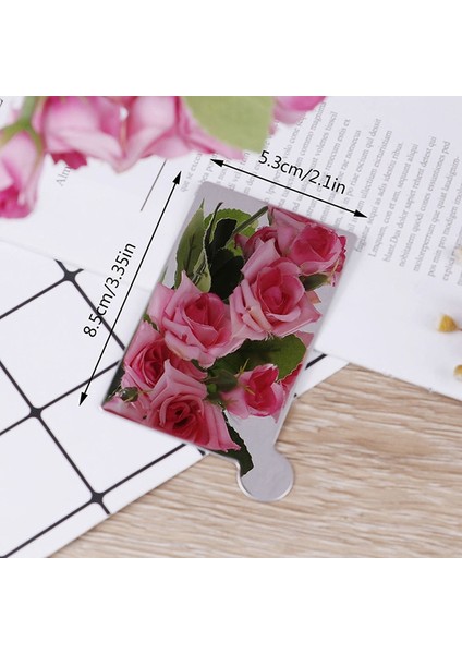 Yeşil Taşınabilir Mini Paslanmaz Çelik Kırılmaz Makyaj Cep Aynası Kozmetik Ayna Sevimli Makyaj El Cep Aynası (Yurt Dışından) modelleri