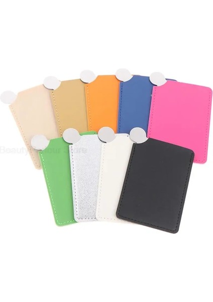 A7 1pc Metal Ultra-Ince Mini Makyaj Cep Aynaları Paslanmaz Çelik Kırılmaz Kozmetik Ayna Güzellik Taşınabilir Ayna Kollu (Yurt Dışından)