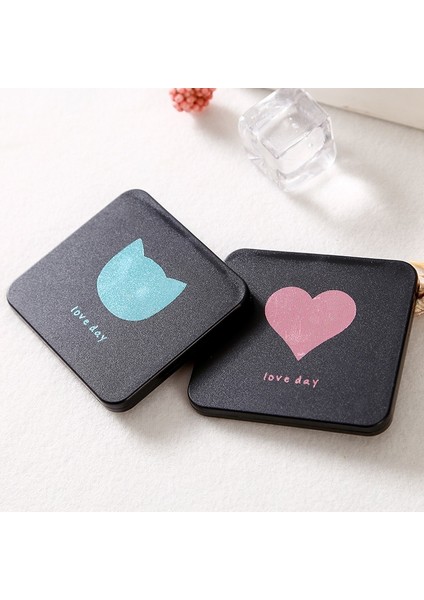 Yıldız Katlanabilir Makyaj Aynası Mini Kare Makyaj Makyaj Aynası Taşınabilir El Aynaları Çift Taraflı Kompakt Ayna Cep Kozmetik Ayna (Yurt Dışından) fırsatları