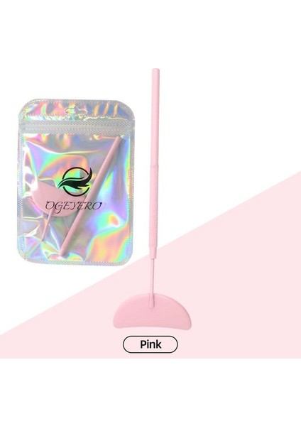 Jz-1 Pembe 1 Pc Kirpik Muayene Aynası Makyaj Aynası Kirpik Kontrol Aynası Paslanmaz Çelik Ay Şekli Güzellik Kirpik Uzatma Gözler Makyaj Aracı (Yurt Dışından)