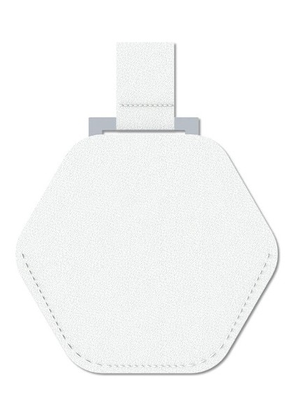 Beyaz 10X7.5CM Aşk Kalp Paslanmaz Çelik Ultra-Ince Kişiselleştirilmiş Taşınabilir Metal Makyaj Aynası El Mini Küçük Ayna Kozmetik Araçları Güzellik (Yurt Dışından)