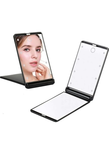 1 Adet Rastgele Renk Seyahat Aynası, Taşınabilir LED Işıklı Makyaj Aynası, Dokunmatik Anahtarı Makyaj Aynası, Katlanır Kompakt Ayna 1x ve 2x Büyütme (Yurt Dışından) fiyatları