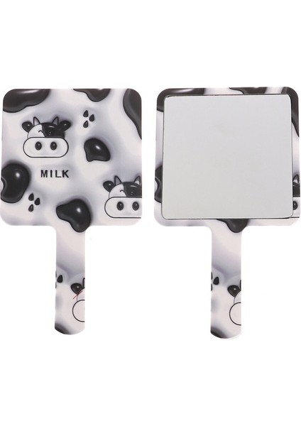 Pic Gösterisi Olarak Kirpik Uzatma El Makyaj Aynası Kare Makyaj Makyaj Masası Aynası Saplı El Aynası Spa Salonu Kompakt Aynalar (Yurt Dışından)