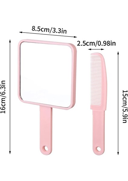 Pic Gösterisi Olarak Kirpik Uzatma El Makyaj Aynası Kare Makyaj Makyaj Masası Aynası Saplı El Aynası Spa Salonu Kompakt Aynalar (Yurt Dışından) modelleri