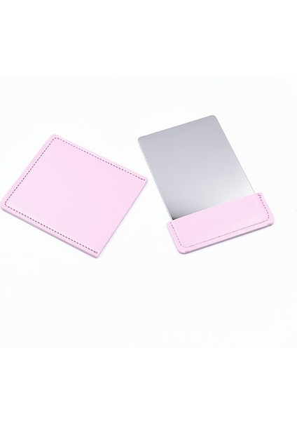 B Siyah Ultra-Ince Makyaj Aynası Makyaj Aynası Kozmetik 2 Renk Makyaj Cep Dikdörtgen Katlanabilir Kompakt Makyaj Katlanır Aynalar (Yurt Dışından) indirimleri