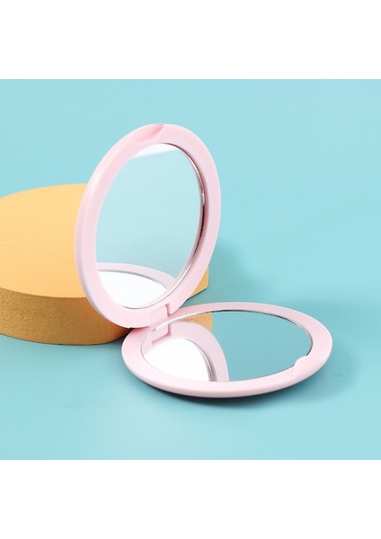12 Katlanır Çift Taraflı Kozmetik Aynalar Akan Köpüklü Kum ile Kadın Hediyeler Için Mini Makyaj Aynası Kompakt Cep Aynaları Pembe (Yurt Dışından)