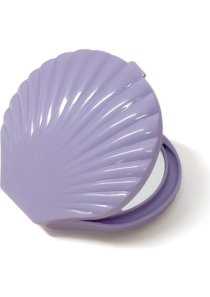 Beyaz Kabuk Şekilli Çift Taraflı El Aynası, Güzellik Makyaj Aynası, Sıcak Satış Cep Aynası (Yurt Dışından) fırsatları