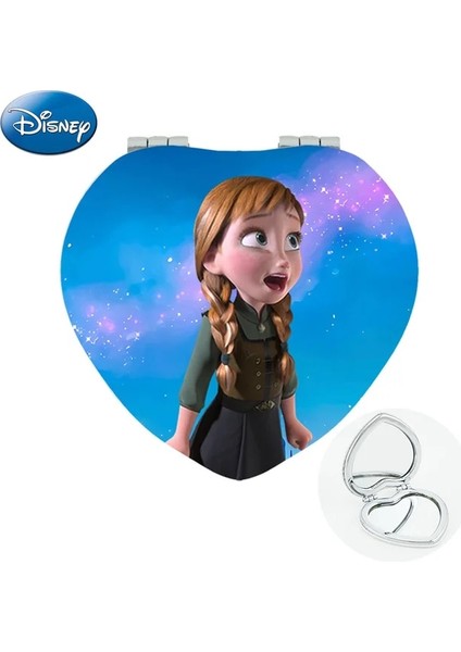 XDS115 Disney Dondurulmuş Prenses Elsa Karikatür Fotoğrafları Kalp Şeklinde Çanta Makyaj Aynaları 1x/2x Büyüteç Kızlar Kadınlar Için XDS88 (Yurt Dışından) fiyatları