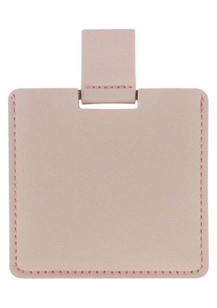 Kare Pembe 1 Pc Metal Ultra-Ince Mini Makyaj Aynası Taşınabilir Paslanmaz Çelik Kompakt Cep El Kişiselleştirilmiş Güzellik Kozmetik Aynalar Hediye (Yurt Dışından)