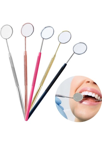 Sarı Plastik Diş Temizleme Oral Kontrol Kaynağı Makyaj Aynaları Kirpik Uzatma Muayene Aynası Güzellik Cilt Bakım Aksesuarları Profesyonel (Yurt Dışından) fiyatları