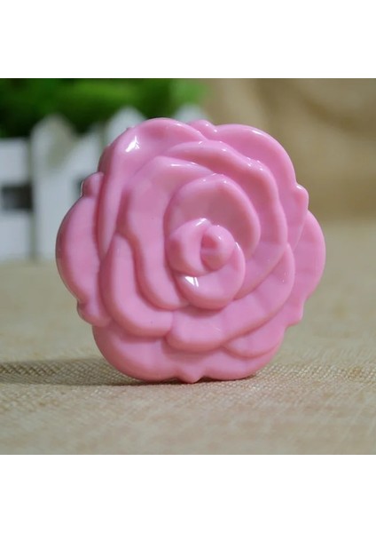 Pembe Mini Vintage Retro Gül Çiçek Şekli 3D Stereo Çift Taraflı Kozmetik Makyaj Kompakt Ayna 4 Renk Seçin (Yurt Dışından) fiyatları