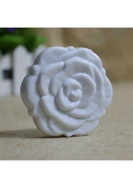 Pembe Mini Vintage Retro Gül Çiçek Şekli 3D Stereo Çift Taraflı Kozmetik Makyaj Kompakt Ayna 4 Renk Seçin (Yurt Dışından) fırsatları