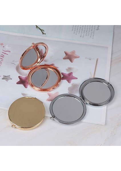 Sva 6X6CM 1 Adet Taşınabilir Katlanır Ayna Kompakt Paslanmaz Çelik Metal Makyaj Kozmetik Cep Aynası Güzellik Aksesuarları (Yurt Dışından) modelleri