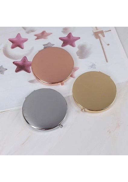 Sva 6X6CM 1 Adet Taşınabilir Katlanır Ayna Kompakt Paslanmaz Çelik Metal Makyaj Kozmetik Cep Aynası Güzellik Aksesuarları (Yurt Dışından) fırsatları