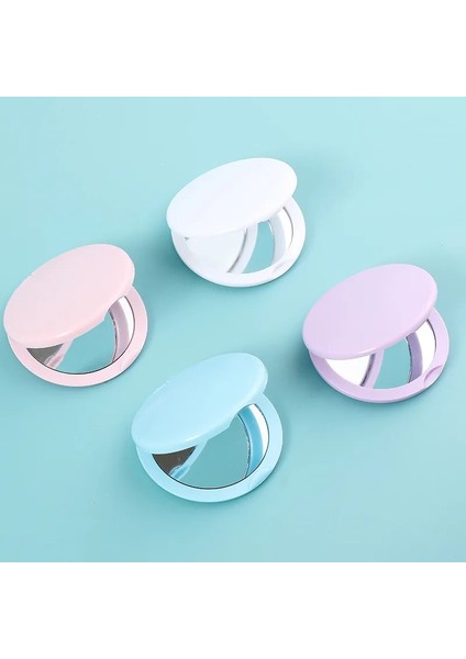2 Yuvarlak Katlanır Çift Taraflı Ayna Sevimli Mini Çevirme Bayanlar Taşınabilir Soyunma Cep Küçük Ayna Cep Makyaj Kompakt Ayna (Yurt Dışından) fiyatları